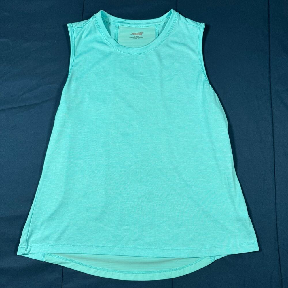 Avia Aqua Blue Athletic Tank Top Womens Medium